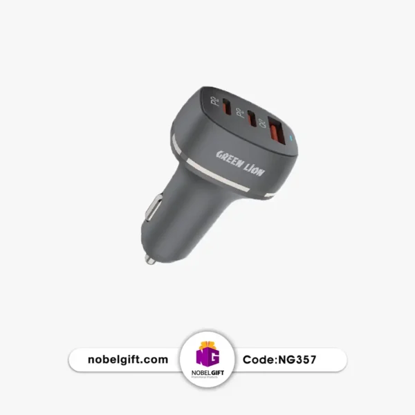 شارژر فندکی گرین لاین مدل Dual Car Charger