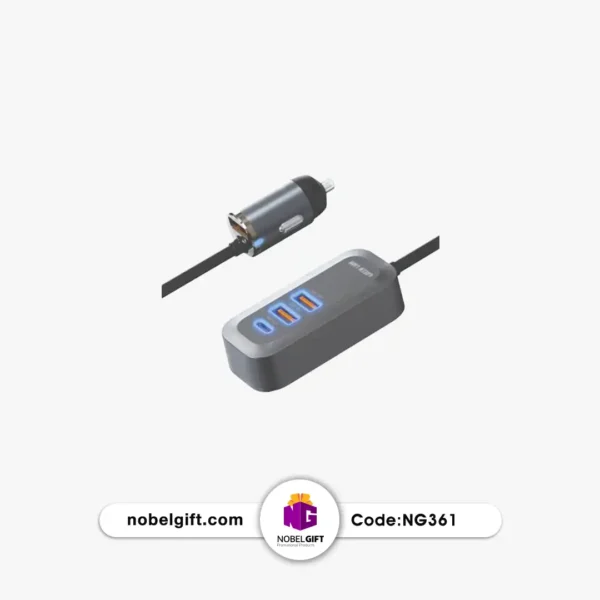 شارژر فندکی گرین لاین مدل Triple Car Charger