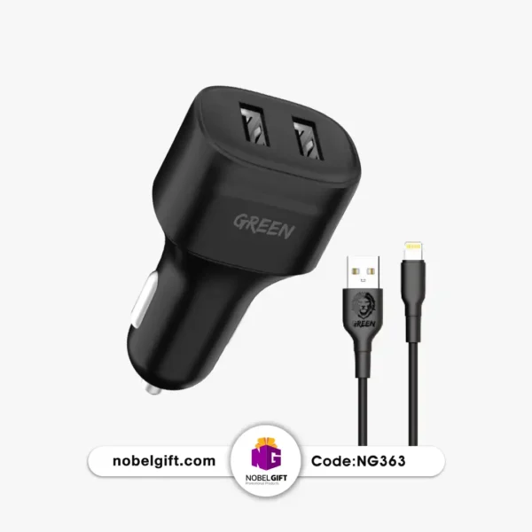 شارژر فندکی گرین لاین مدل Dual Port Charger